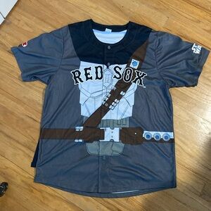 Red Sox Star Wars Baseball Jersey with Detachable Cape